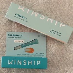 Kinship supermelt lip mask, full size and mini